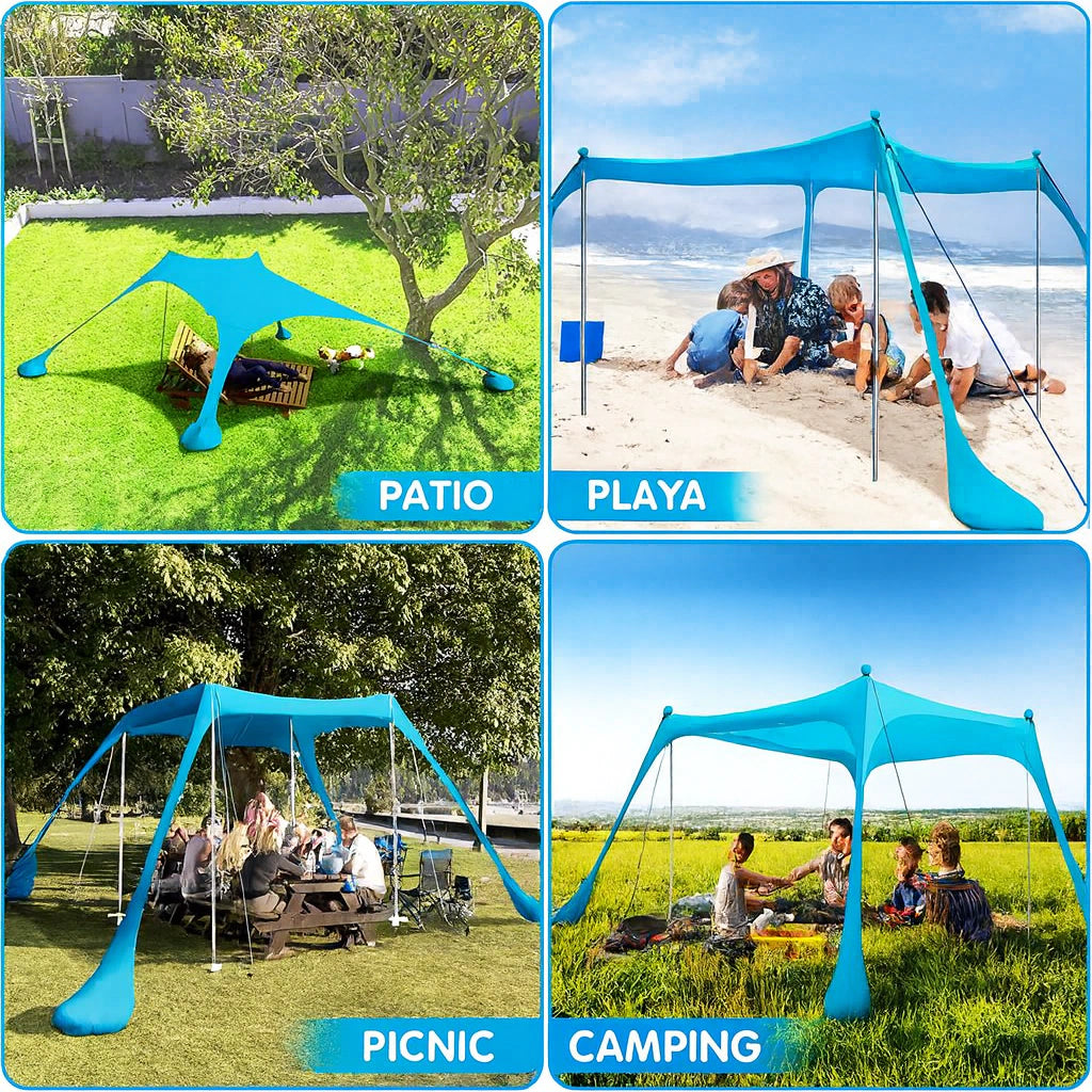 Gazebo XXL Sunshade 3 × 3 m con bolso – foto 9